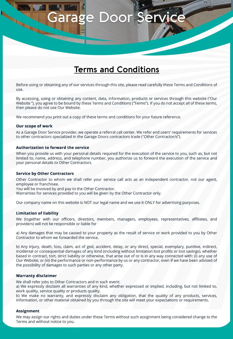 Garage Door Mobile Service Repair Manvel, TX 281-622-4382